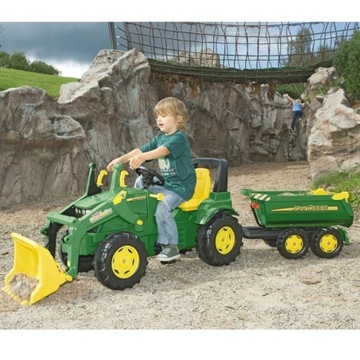 Rolly Toys RollyTrailer Прицеп-самосвал John Deere Halfpipe