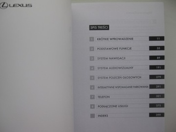 LEXUS CT 200h польский CT200h руководство по навигации
