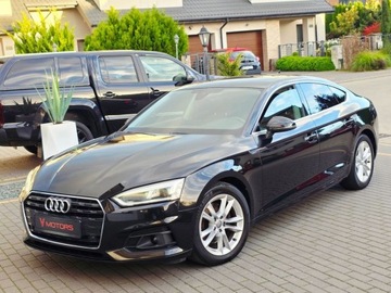 Audi A5 F5 Coupe 2.0 40 TDI 190KM 2019 Audi A5 Sportback Sportback___2.0TDi S-tronic Sport FULL LED Skora Navi Ke