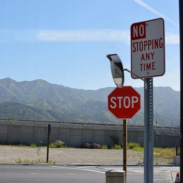 СКЛАДСКОЕ ЗЕРКАЛО КРУГЛОЕ 30 СМ ДЛЯ МАГАЗИНА-ГАРАЖА + РУЧКА