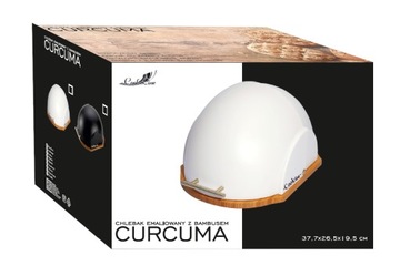 ХЛЕБОПЕЧКА С КУРКУМОЙ - ПЛАСТИКОВАЯ ДЕРЕВЯННАЯ БЕЛАЯ 37,7X26,5X19,5 см