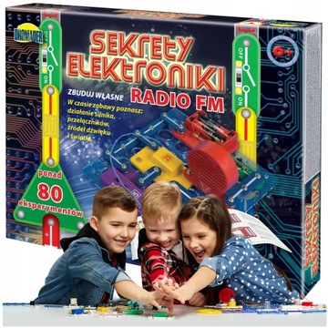 SEKRETY ELEKTRONIKI ZESTAW NAUKA ZABAWA + RADIO FM