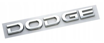 DODGE emblemat napis chrom