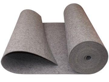 FILC SZARY 550g GRUBY 6,5mm NIEROZCIĄGLIWY POLSKI 160x50 JAKOŚĆ! VARIUS