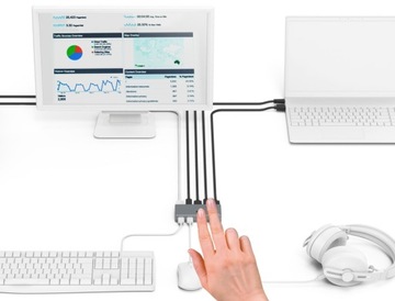 KVM-переключатель Hama SWITCH 4 порта 3x USB 1x HDMI