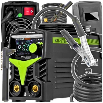 SPAWARKA INWERTOROWA 330A MMA TIG ELEKTRODOWA LIFT VRD PRZYŁBICA ZESTAW XXL