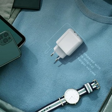 БЫСТРОЕ СЕТЕВОЕ ЗАРЯДНОЕ УСТРОЙСТВО 20 Вт USB C ДЛЯ ТЕЛЕФОНА