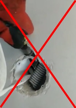 Устройство для резки коробок скрытого монтажа, 1 нож SCROBER