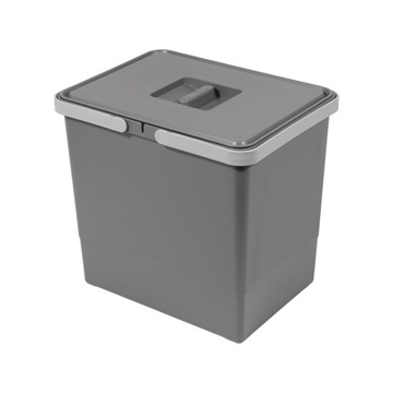 Сортировщик мусора SQUARE 60 с плавным закрыванием 2х15л 3х7л