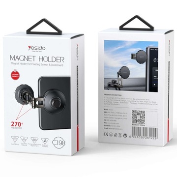 Магнитный боковой автомобильный держатель телефона Mag Safe на приборную панель