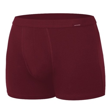 Bokserki męskie Cornette Authentic Perfect Mini 223 bordowe claret r. M