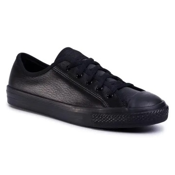 Czarne trampki CONVERSE r. 37 skórzane unisex