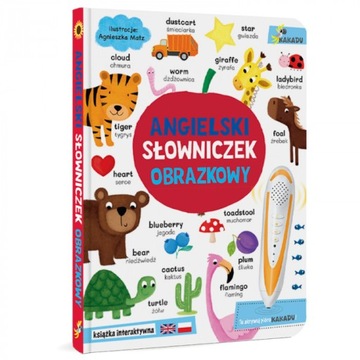 Kakadu. Angielski słowniczek obrazkowy. Książka interaktywna.