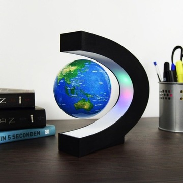 LEVITATING GLOBE C-SHAPE (04635)