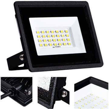 Halogen NAŚWIETLACZ Reflektor PROJEKTOR LED 20W 4000K 1700lm GRUN NV