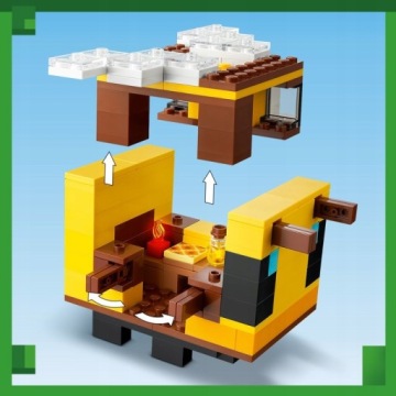 НАБОР LEGO MINECRAFT ПЧЕЛИНЫЙ УЛЕЙ 21241 + ПОДАРОЧНЫЙ ПАКЕТ