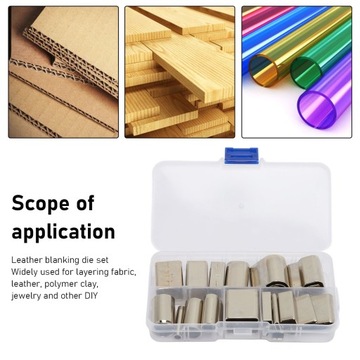 Профессиональный набор штампов для кожи, 24 шт.