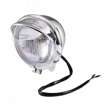 ГАЛОГЕННЫЕ ПОИСКИ С ВИЗОРОМ 2 ШТ. ХРОМ СВЕТОВОЙ ПАНЕЛИ ДЛЯ МОТОЦИКЛА