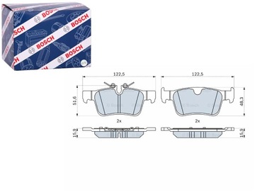 KLOCKI HAM. VOLVO T. V60/S90/V90/XC60 2,0 16-