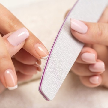 Zestaw do paznokci MANICURE pilnik waciki cleaner