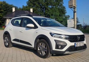 Dacia Sandero III Hatchback 5d 1.0 TCe 90KM 2021 Dacia Sandero Stepway Rej. 2022SalonPLBezwypadkowyLakier oryginalnyGwaranc