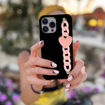 Матовый черный чехол-цепочка BLINK для VIVO Y20s