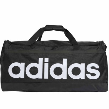 ADIDAS LINEAR DUFFEL L HT4745 ТРЕНИРОВОЧНАЯ СПОРТИВНАЯ СУМКА ЧЕРНАЯ, БОЛЬШАЯ