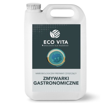 Płyn do zmywarek gastronomicznych i przemysłowych Eco-Vita 5l ekologiczny