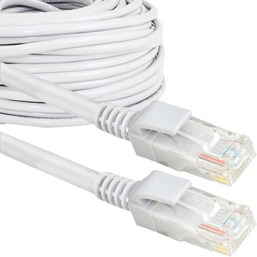 KABEL SIECIOWY LAN RJ45 INTERNETOWY SKRĘTKA 20M