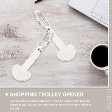 Брелки Корзина для покупок Тележка для жетонов