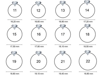 Złoty pierścionek z brylantami 0,10 ct pr. 585 r11