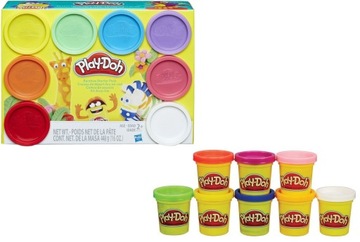 HASBRO PLAY-DOH Cistolina Tęczowy Zestaw 8 Tub A7923