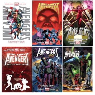 UNCANNY AVENGERS Tom 1-6 zestaw Marvel Now! NOWE folia