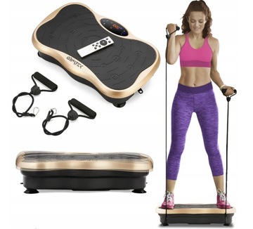 Treningowy masażer wibracyjny GYMTEK XP500, platforma wibracyjna z pilotem