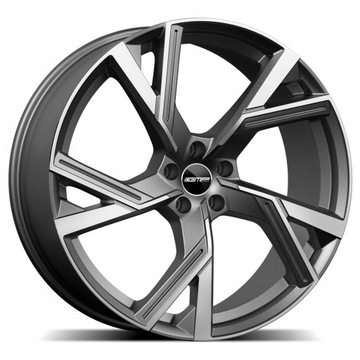 GMP ANGEL 10X22 5X112 ET19/66.5 SZARY/POLER