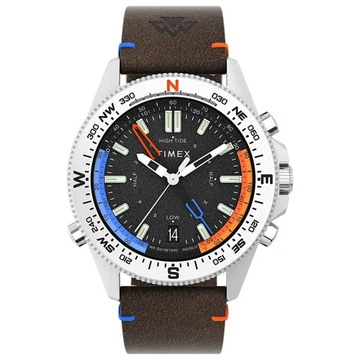 Zegarek Męski Timex TW2V64400 brązowy pasek