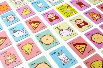 Карточная игра REBEL Булочка, Пицца, Кот, Сыр 113829