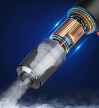 РУЧНОЙ МОЩНЫЙ БЕСПРОВОДНОЙ АВТОМОБИЛЬНЫЙ ПЫЛЕСОС ДЛЯ ДОМА В АВТОМОБИЛЬНОМ ВОЗДУХОДУВКЕ 2в1