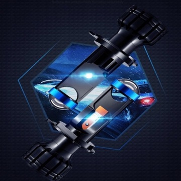 2x светодиодные линзы H7, комплект двухсветодиодных ламп для проектора