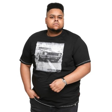 Duży t-shirt męski, koszulka z nadrukiem samochodu Duke D555 Kenton 7XL