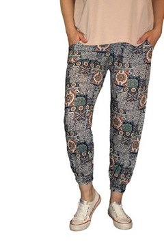 ЖЕНСКИЕ БРЮКИ-ШАРОВА АЛЛАДИН ТОНКИЕ БАМБУКОВЫЕ L/3XL