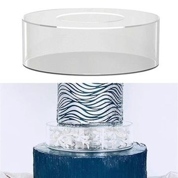 Stojak na ciasto Poziomy kwiatek 15 cm x 10 cm z p