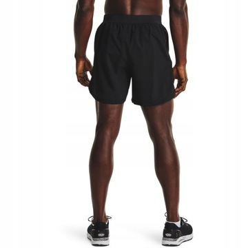 UNDER ARMOUR SPODENKI MĘSKIE KRÓTKIE TERMOAKTYWNE SPORTOWE CZARNE SHORT 5"