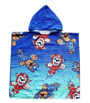 PONCZO PSI PATROL RĘCZNIK PLAŻOWY KAPTUR PONCHO