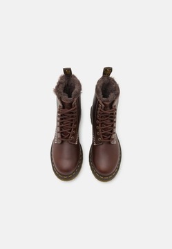 Botki ocieplane skórzane damskie DR MARTENS brązowe 41