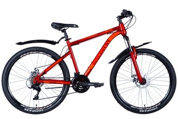 ROWER GÓRSKI MTB 26 CALI 21 BIEGÓW AMORTYZACJA HAMULCE TARCZOWE RAMA 18