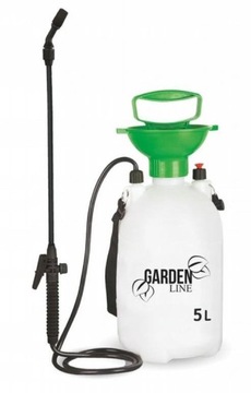 ОПРЫСКИВАТЕЛЬ ДАВЛЕНИЯ 5Л, ручной, САДОВЫЙ, ПРОЧНЫЙ, долговечный, РЕГУЛИРОВКА, КОПЬЕ