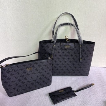 GUESS Messenger сумка, женская сумка на плечо из натуральной кожи.