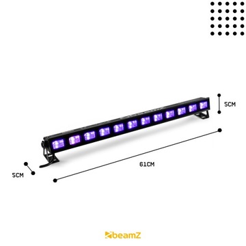 Светодиодная лента BAR UV White 12x 3W BeamZ