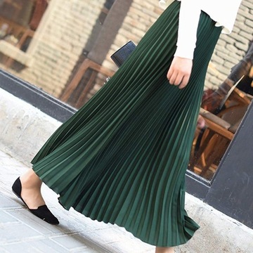 Eleganckie długie spódnice Sukienka-M